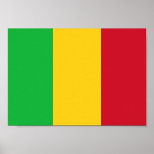 Mali Flag Poster (Voorkant)