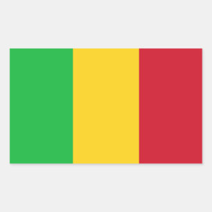 Mali Flag Rechthoekige Sticker