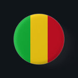 Mali Flag Ronde Button 3,2 Cm<br><div class="desc">wereldwijde vlaggenproducten - Je kunt je eigen tekst toevoegen.</div>
