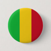 Mali Flag Ronde Button 5,7 Cm (Voorkant)