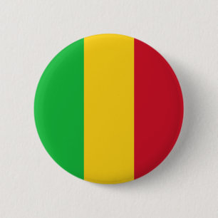 Mali Flag Ronde Button 5,7 Cm
