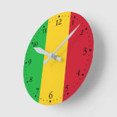 Mali Flag Ronde Klok (Hoek)