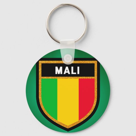 Mali Flag Sleutelhanger (Voorkant)