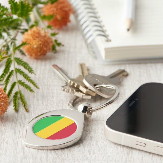 Mali Flag Sleutelhanger (Zijkant)