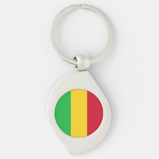 Mali Flag Sleutelhanger (Voorkant)
