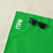 Mali Flag Splendid Patriotic Strandlaken (In situ)