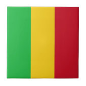 Mali Flag Tegeltje (Voorkant)