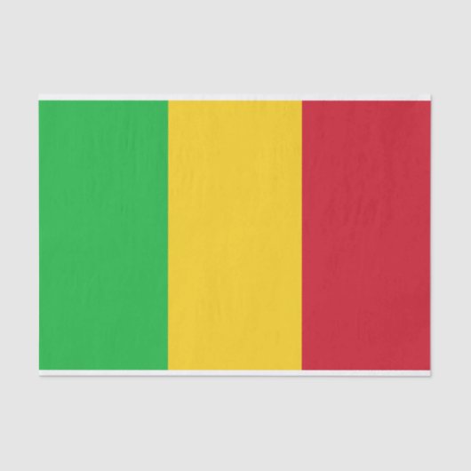 Mali Flag Tissuepapier (Voorkant)