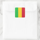 Mali Flag Vierkante Sticker (Tas)