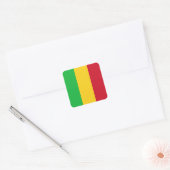 Mali Flag Vierkante Sticker (Envelop)