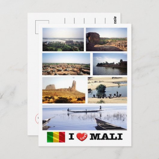 Mali - I Love - Briefkaart (Voorkant / Achterkant)