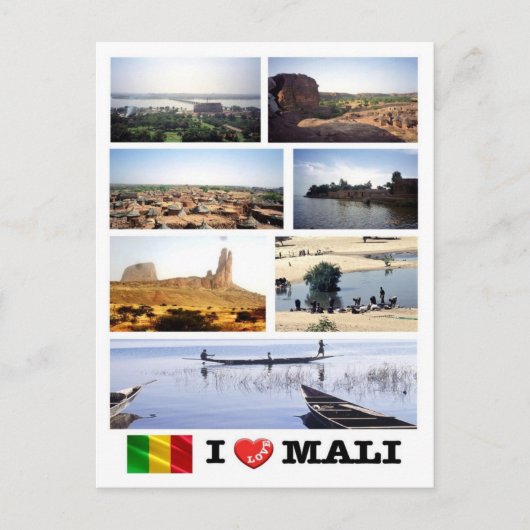 Mali - I Love - Briefkaart (Voorkant)