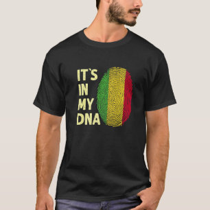 Mali in mijn dna-Malinese vlaggenteam Mali T-shirt