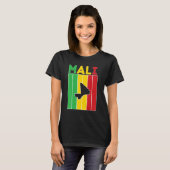 Mali Landgrenzen T-shirt (Voorkant volledig)