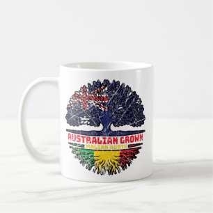 Mali Malian Australian Australia Tree Roots Flag Koffiemok