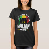 Mali Malian Mali Flag Moederdag T-shirt (Voorkant)