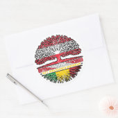 Mali Malisch Österreichisch Österreich Baum Wurzel Ronde Sticker (Envelop)