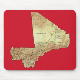 Mali Map Mousepad Muismat
