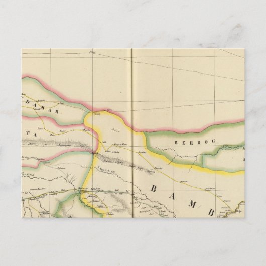 Mali Mauritanië en Burkina, Afrika Briefkaart (Voorkant)