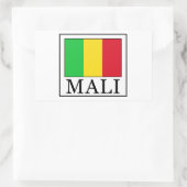 Mali Rechthoekige Sticker (Tas)