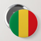 Mali Ronde Button 4,0 Cm (Voorkant /achterkant)