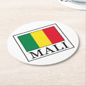 Mali Ronde Kartonnen Onderzetter (Gebogen)