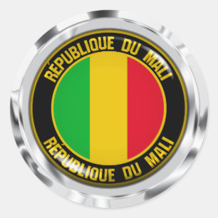 Mali Round Emblem Ronde Sticker