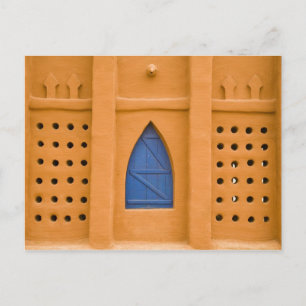 Mali, Segou. Traditioneel gebouw van modderstenen Briefkaart