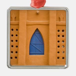 Mali, Segou. Traditioneel gebouw van modderstenen Metalen Ornament
