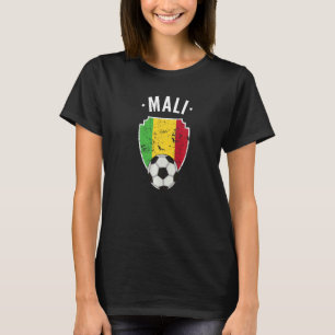Mali Soccer Mali Flag Football Malinese Pride Root T-shirt