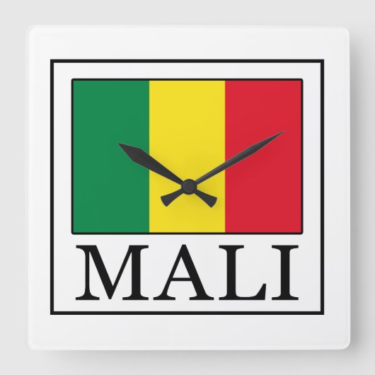 Mali Vierkante Klok (Voorkant)