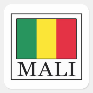 Mali Vierkante Sticker
