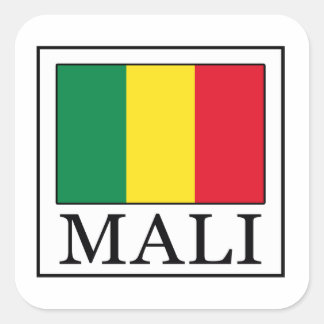 Mali Vierkante Sticker