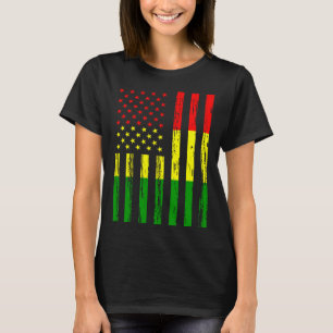 Mali Vlag Amerika US Het zit in mijn DNA voor Mali T-shirt