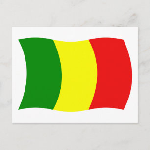 Mali Vlag Ansichtkaart Briefkaart