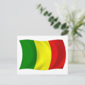 Mali Vlag Ansichtkaart Briefkaart (Staand voorkant)