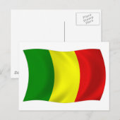 Mali Vlag Ansichtkaart Briefkaart (Voorkant / Achterkant)