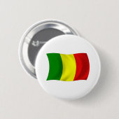 Mali Vlag Knop Ronde Button 5,7 Cm (Voorkant /achterkant)