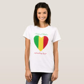 Mali Vlag Liefje T-Shirt (Voorkant volledig)