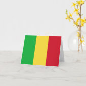 Mali Vlag Notitiekaart (Gele Bloem)