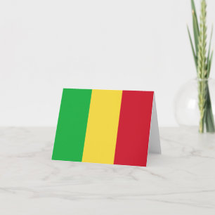 Mali Vlag Notitiekaart