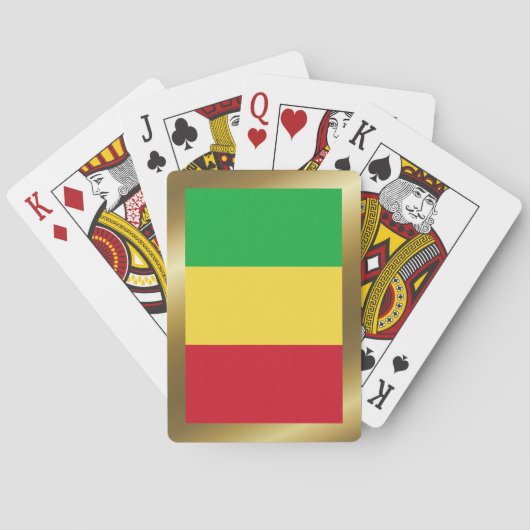 Mali Vlag Speelkaarten (Achterkant)