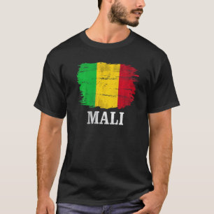  Mali-vlag voor Malinese nationaliteit T-shirt