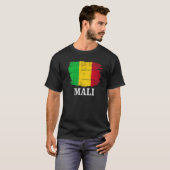  Mali-vlag voor Malinese nationaliteit T-shirt (Voorkant volledig)