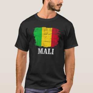  Mali-vlag voor Malinese nationaliteit T-shirt