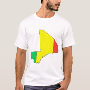 Mali-vlagkaart T-shirt