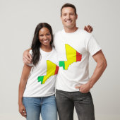 Mali-vlagkaart T-shirt (Unisex)