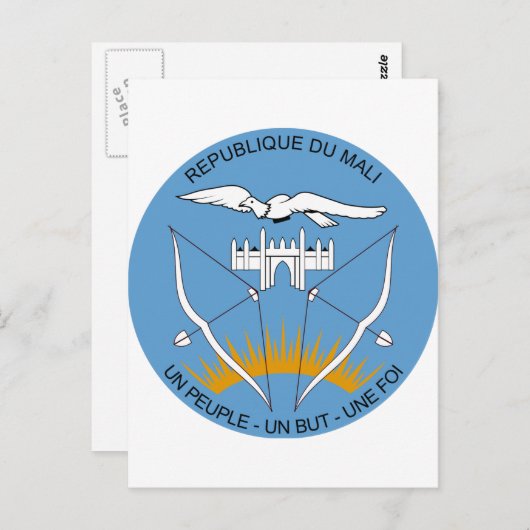 Mali wapenstilstand briefkaart (Voorkant / Achterkant)