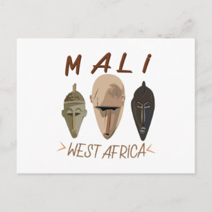 Mali Wesr Afrika Briefkaart