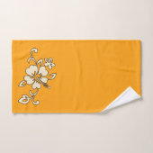 Malia Hawaiian Hibiscus Floral Coordinate - Goud Bad Handdoek (Handdoek)
